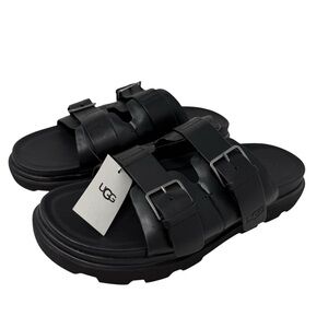 Ugg Men’s Size 13 Capitola Buckle Slides Black NWT